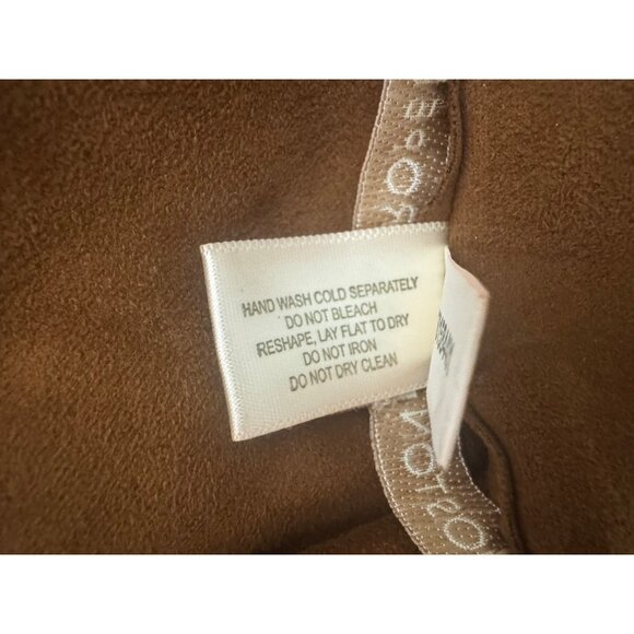 Boston Proper Brown Suede Fringe Ruana Poncho Wrap One Size Country Western - Picture 6 of 6